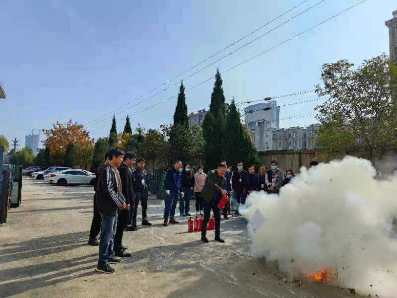 市永利集团检测公司开展消防清静培训及演练